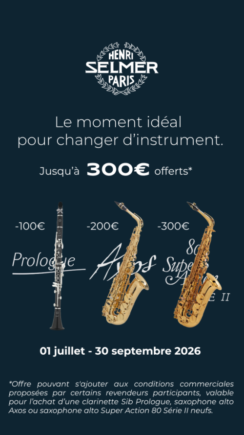 La rentr&eacute;e se pr&eacute;pare d&egrave;s maintenant avec Selmer