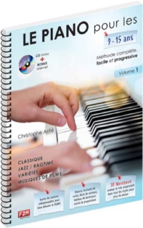 Le piano pour les 9-15 ans