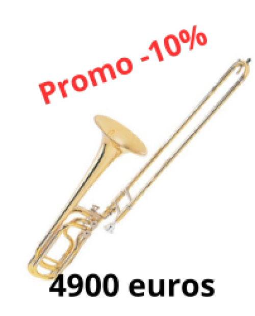 Trombone basse Antoine Courtois 502 B verni