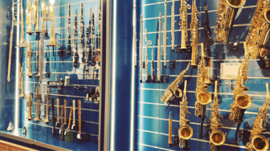 Vitrine Instruments à vent 